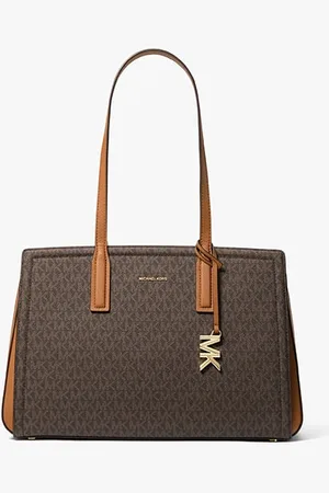 Michael Kors Laila Medium Signature Logo Tote Bag
