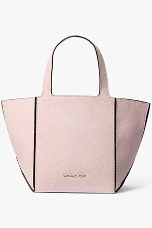 Michael Kors Lunar New Year Jordi Small Denim-printed Leather Tote Bag