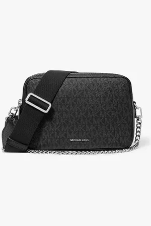 Michael Kors Bryant Medium Signature Logo Camera Crossbody Bag