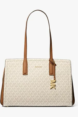 Michael Kors Laila Medium Signature Logo Tote Bag