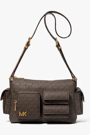 Michael Kors Dakota Medium Signature Logo Shoulder Bag