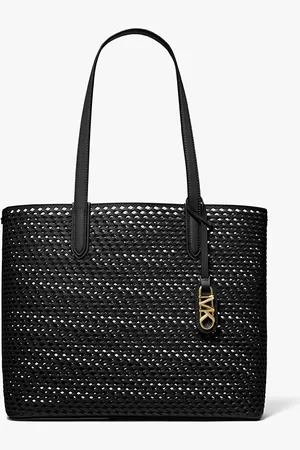 Michael Kors Eliza Extra-large Woven Leather Tote Bag