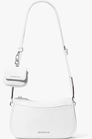 Michael Kors Jet Set Medium Pebbled Leather Crossbody Bag With Case For Apple Airpods Pro®
