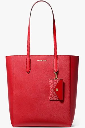Michael Kors Vincent Large Saffiano Leather Tote Bag With Card Case