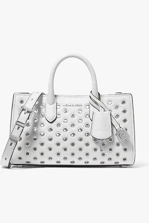 Michael Kors Scarlett Extra-small Grommeted Leather Crossbody Bag