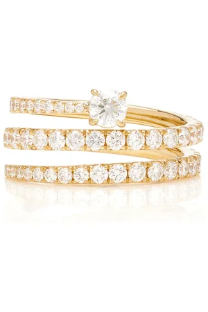 Anita 18K Yellow Diamond Coil Ring