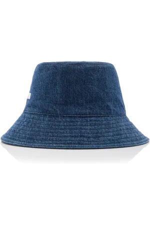 Miu Miu Women's Washed Denim Bucket Hat - Blue - S - Moda Operandi