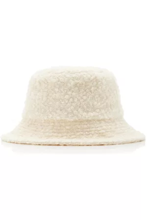 Lack of Color Women Hats - Women's Shore Boucle Bucket Hat - White - S/M - Moda Operandi