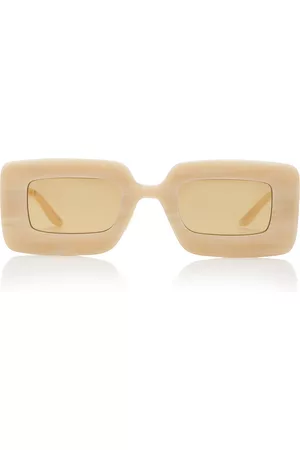 Gucci Women Sunglasses - Women's Square-Frame Acetate Sunglasses - White - OS - Moda Operandi
