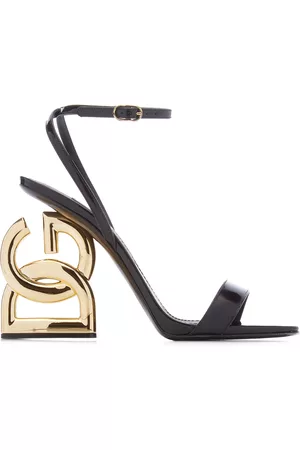 Dolce & Gabbana Women Sandals - Women's Logo Sandals - Black - IT 37 - Moda Operandi