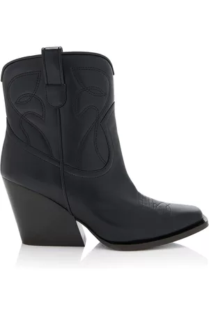 Stella McCartney Women Cowboy & Biker Boots - Women's Cloudy Vegan Leather Cowboy Boots - Black - IT 36 - Moda Operandi