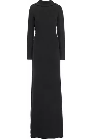 VALENTINO Women Party Dresses - Women's Cady Couture Silk Gown - Black - IT 38 - Moda Operandi