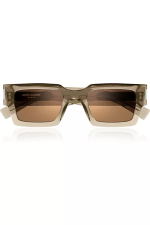 Saint Laurent Women Sunglasses - Women's Square-Frame Acetate Sunglasses - Neutral - OS - Moda Operandi