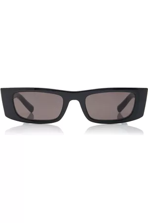 Saint Laurent Women Sunglasses - Women's Rectangular-Frame Acetate Sunglasses - Black - OS - Moda Operandi