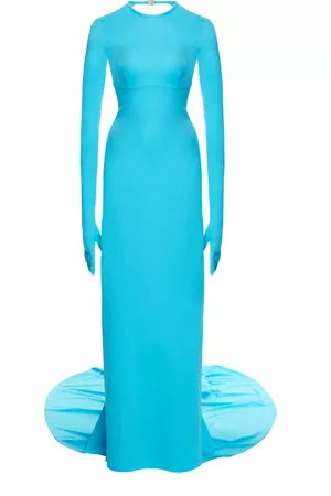 Balenciaga Women Party Dresses - Women's Swimsuit Gown - Blue - FR 36 - Moda Operandi