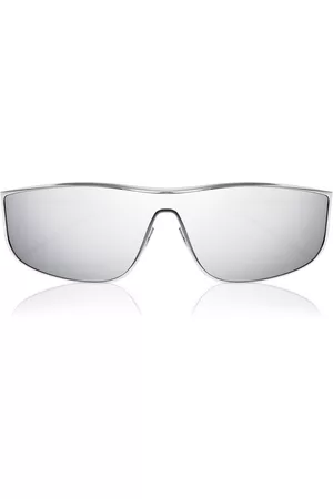 Saint Laurent Women Sunglasses - Women's Luna Metal-Frame Sunglasses - Silver - OS - Moda Operandi
