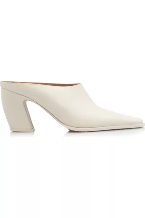 Bottega Veneta Women Sandals - Women's Leather Mules - Neutral - IT 36 - Moda Operandi