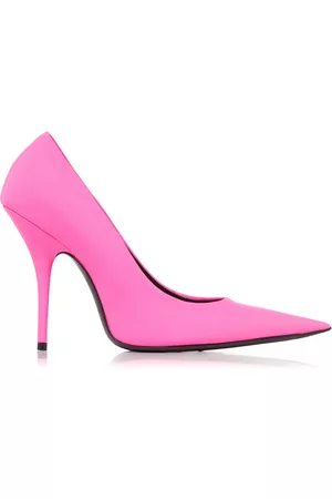 Balenciaga Women High Heels - Women's Knife Jersey Pumps - Pink - IT 36.5 - Moda Operandi