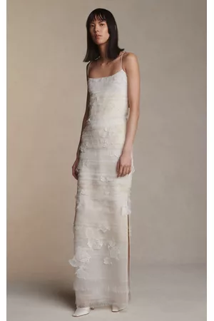 Danielle Frankel Women Party Dresses - Women's Collins Silk Organza Gown - Off-White - US 00 - Only At Moda Operandi