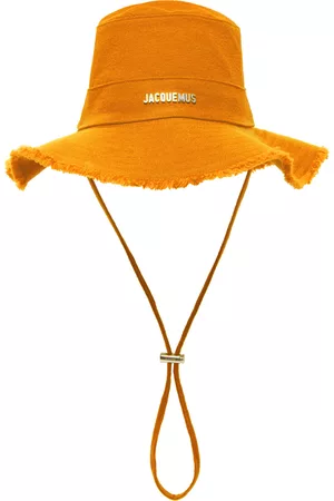 Jacquemus Women Hats - Women's Le Bob Artichaut Cotton Hat - Orange - EU 56 - Moda Operandi