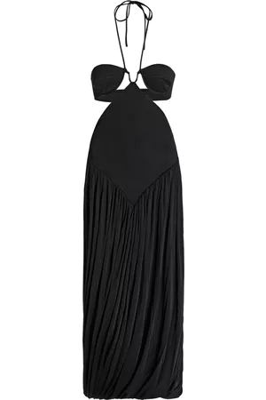 Stella McCartney Women Midi Dresses - Women's Bra-Detailed Midi Dress - Black - IT 38 - Moda Operandi