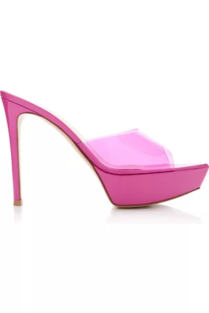 Gianvito Rossi Women Sandals - Women's Betty PVC Platform Sandals - Pink - IT 37 - Moda Operandi