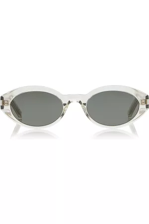 Saint Laurent Women Sunglasses - Women's Round-Frame Acetate Sunglasses - Neutral - OS - Moda Operandi