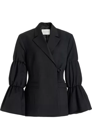 By Malene Birger Women Blazers - Women's Deonna Wrap Blazer - Black - EU 36 - Moda Operandi