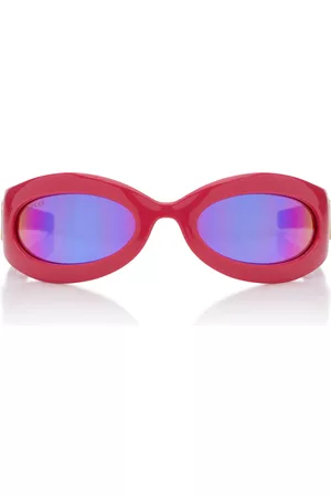 Gucci Women Sunglasses - Women's Parade Runway Geometric-Frame Acetate Sunglasses - Pink - OS - Moda Operandi