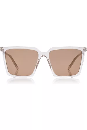 Saint Laurent Women Sunglasses - Women's Square-Frame Acetate Sunglasses - Neutral - OS - Moda Operandi