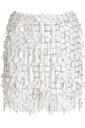 Paco rabanne Women Mini Skirts - Women's Exclusive Assemblage Mini Skirt - White - FR 34 - Moda Operandi
