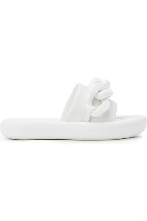 Stella McCartney Women Flip Flops - Women's Air Slide Sandals - White - IT 36 - Moda Operandi