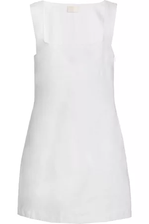 POSSE Women Dresses - Women's Exclusive Alice Linen Mini Dress - White - XS - Moda Operandi