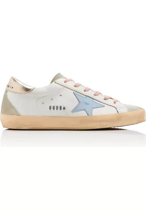 Golden Goose Women Designer sneakers - Women's Super-Star Leather Sneakers - White - IT 35 - Moda Operandi