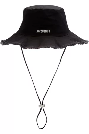 Jacquemus Women Hats - Women's Le Bob Artichaut Cotton Bucket Hat - Black - EU 56 - Moda Operandi
