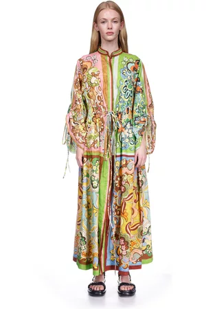 ALÉMAIS Women Printed Dresses - Women's Dreamer Printed Cotton Coverup - Green - AU 4 - Only At Moda Operandi