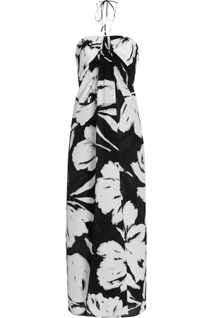 Michael Kors Women Printed Dresses - Women's Tie Sarong Tunic - Print - US 16 - Moda Operandi