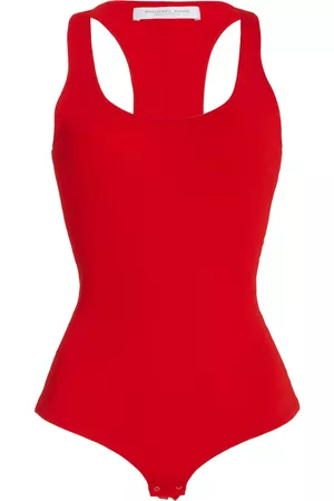 Michael Kors Women Bodies - Women's Racerback Bodysuit - Red - US 14 - Moda Operandi