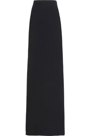 VALENTINO Women Skirts - Women's Couture Silk-Cady Skirt - Black - IT 36 - Moda Operandi