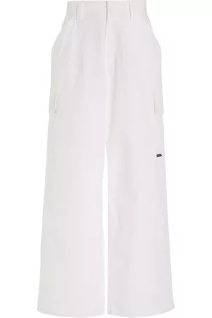 Alexander Wang Women Cargo Pants - Women's Cotton Cargo Pants - White - US 2 - Moda Operandi