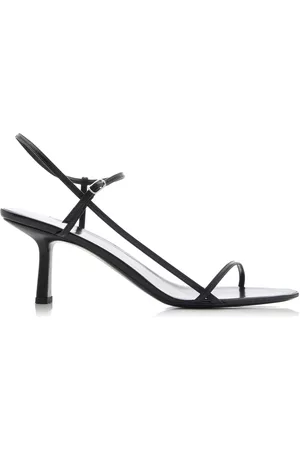 The Row Women Sandals - Women's Bare Leather Sandals - Black - IT 36 - Moda Operandi