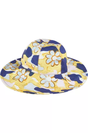 Marni Women Hats - Women's Printed Cotton Wide Bucket Hat - Multi - S - Moda Operandi