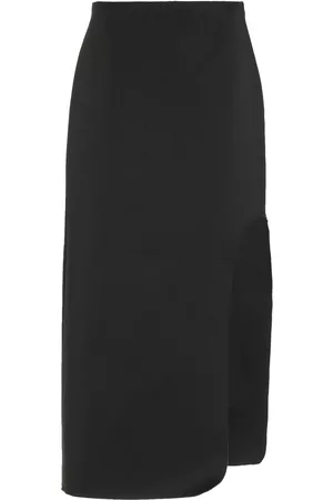 By Malene Birger Women Midi Skirts - Women's Wick Slit-Detailed Midi Skirt - Black - EU 34 - Moda Operandi