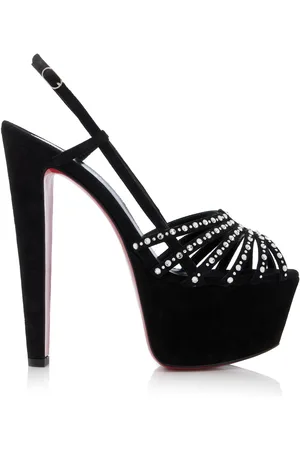 Christian Louboutin, White platform spike pumps - Unique Designer