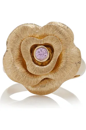 Sydney Evan Large 14K Yellow Sapphire Ring