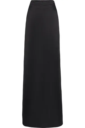 Bottega Veneta Washed Twill Maxi Skirt