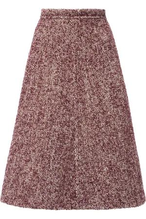 Miu Miu Bouclé-Tweed Skirt
