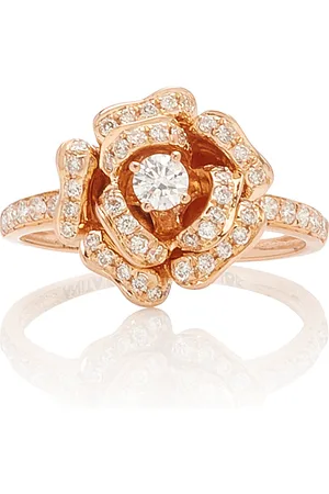 Anita 18K Rose Gold And Diamond Ring