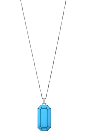 Eera Big Tokyo Coated 18K White Gold Diamond Necklace