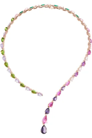 Anabela Chan Candy Nova 18K Rose Gold Vermeil -Gem Necklace